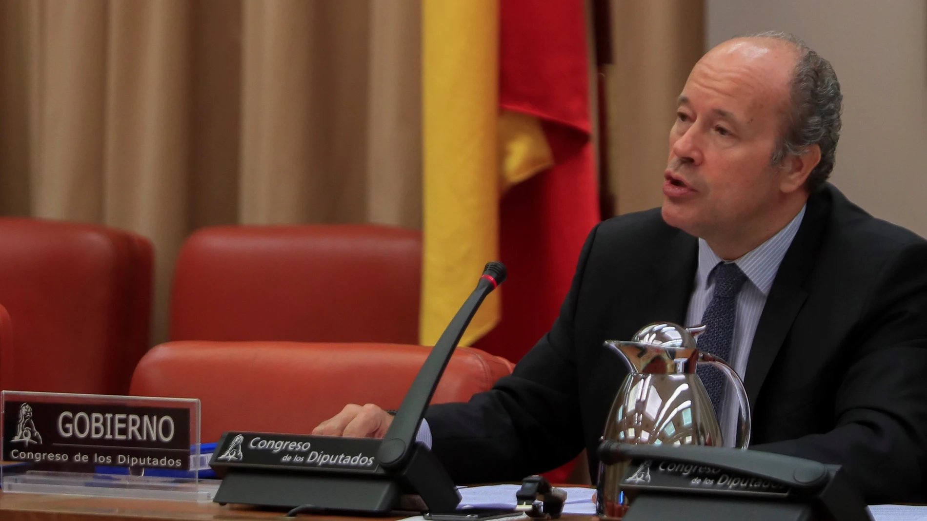 El ministro Juan Carlos Campo comparece ante la Comisión de Justicia