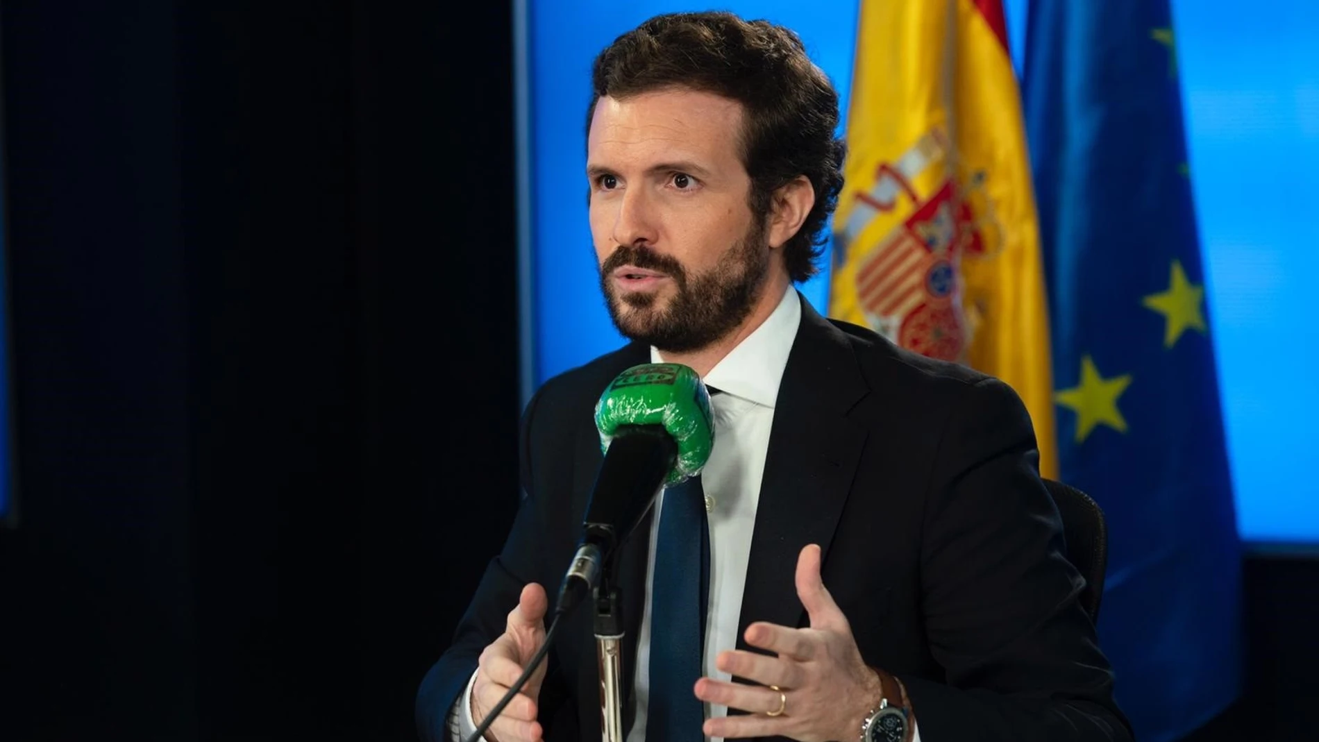 AMP.- Casado dice que no tiene sentido prorrogar estado de alarma y exige desvincularlo de ERTES porque es un "chantaje"
