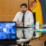 El presidente de la Región de Murcia, Fernando López Miras