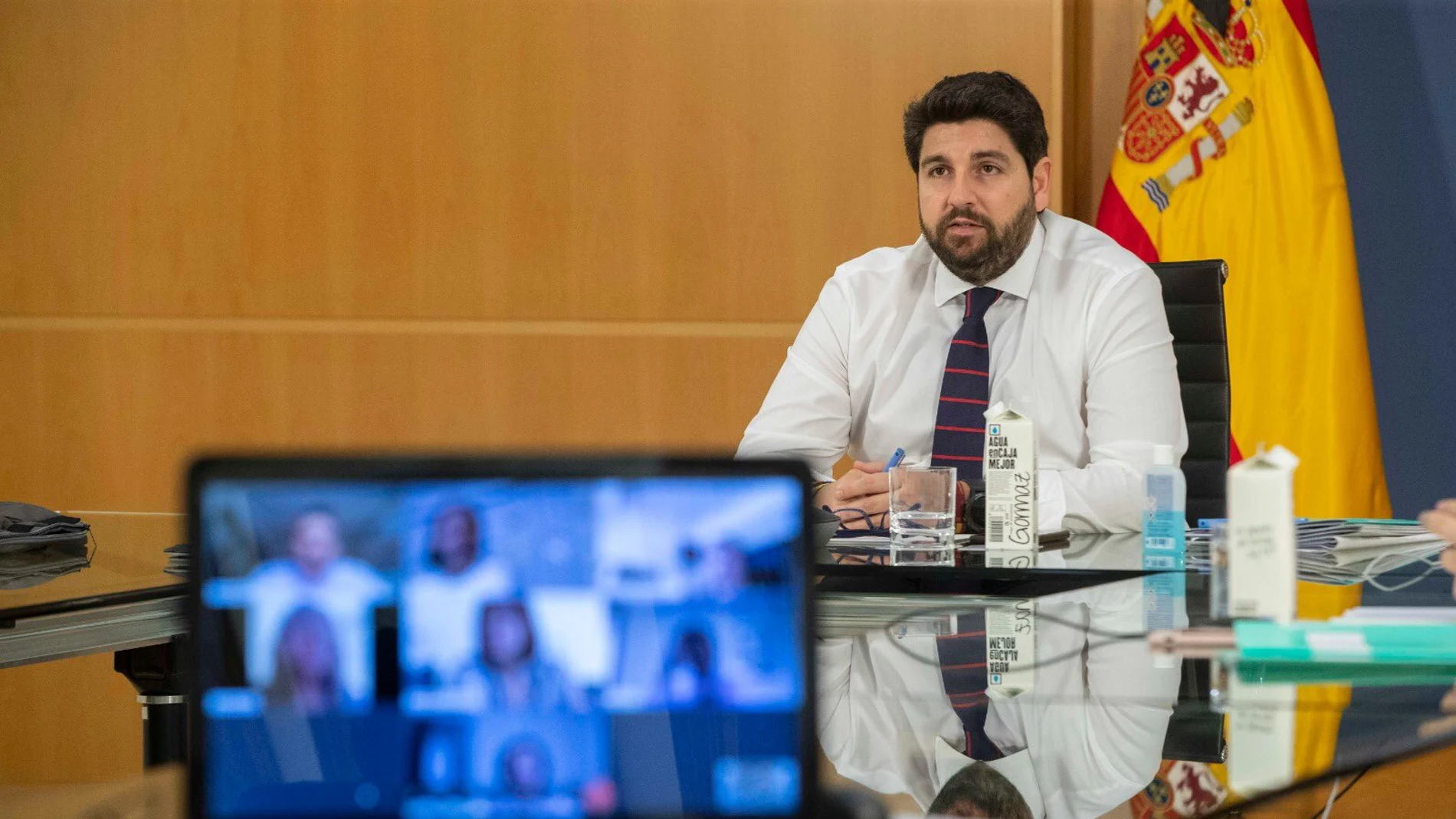 El presidente de la Región de Murcia, Fernando López Miras