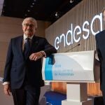 El consejero delegado de Endesa, José Bogas, y su presidente, Juan Sánchez Calero, en la junta de 2020CARLOS HOYS / CARLOS HOYS05/05/2020