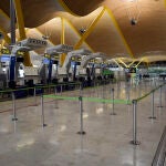 Interior del Aeropuerto Adolfo Suárez Madrid Barajas la pasada semana