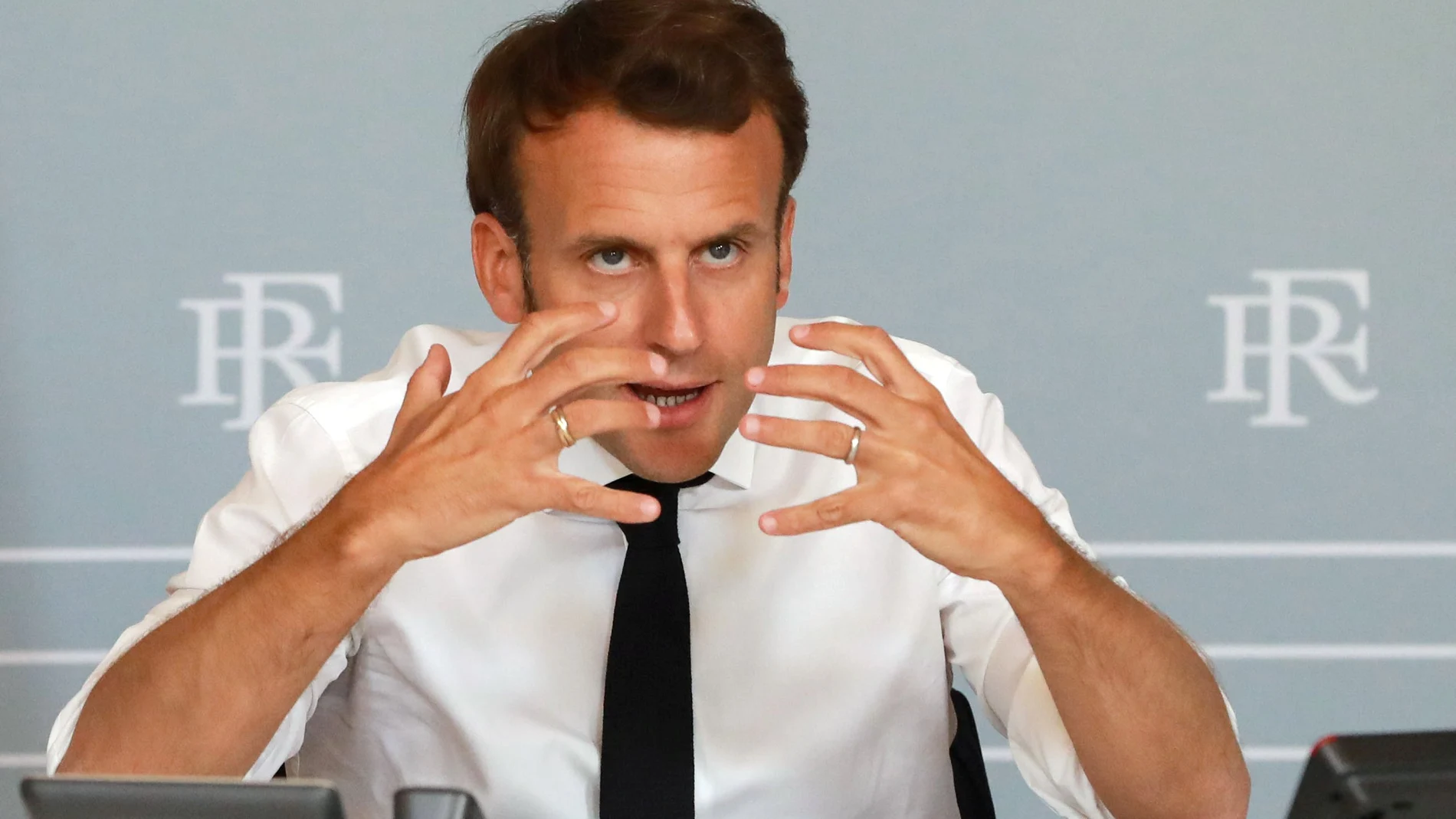 French President Macron announces culture plan in Paris