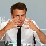 La popularidad del presidente francés, Emmanuel Macron, ha caído seis puntos el último mes, hasta el 40%