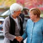 Angela Merkel y Christine Lagarde en una imagen de 2018 durante una cumbre del G20