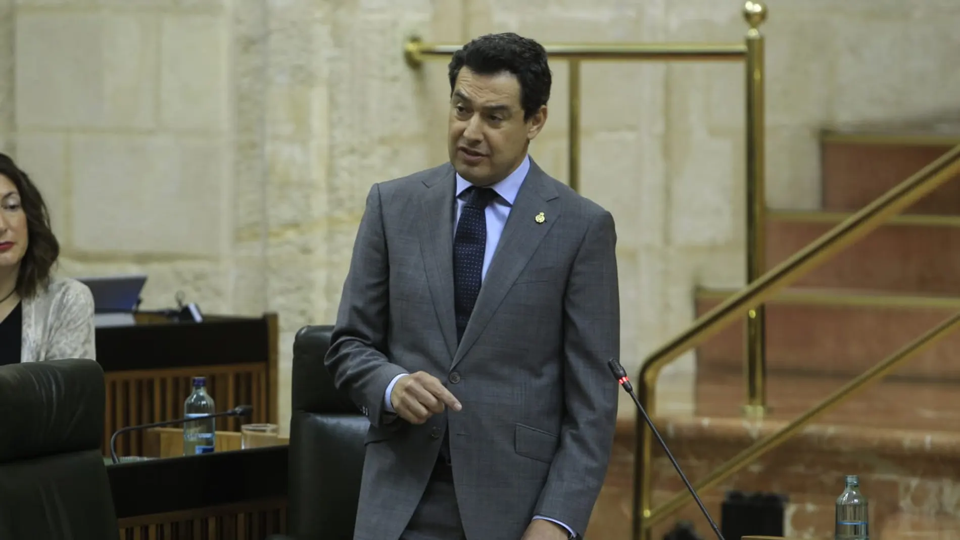 El presidente de la Junta, Juanma Moreno