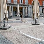 Terrazas de bares y restaurantes permanecen cerradas este miércoles en Madrid