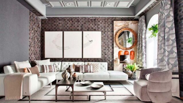 Zona de estar “Dandy Lounge” – Espacio natuzzi Italia – Por Raúl Martins