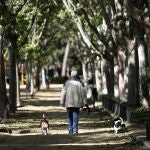 El Parque Calero, en el distrito de Ciudad Lineal, es uno de los que el Ayuntamiento de Madrid ha abierto desde este viernes y en los que se permite pasear y hacer ejercicio.