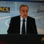 El presidente de ACS, Florentino Pérez, ha presidido la junta de accionistas del grupo celebrada de forma telemática