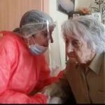 María Branyas, la mujer más longeva de España en superar la COVID-19