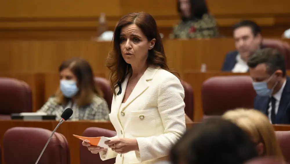 La hasta ahora portavoz de Ciudadanos en las Cortes de Castilla y León, Ana Carlota Amigo, y nueva consejera de Empleo e Industria