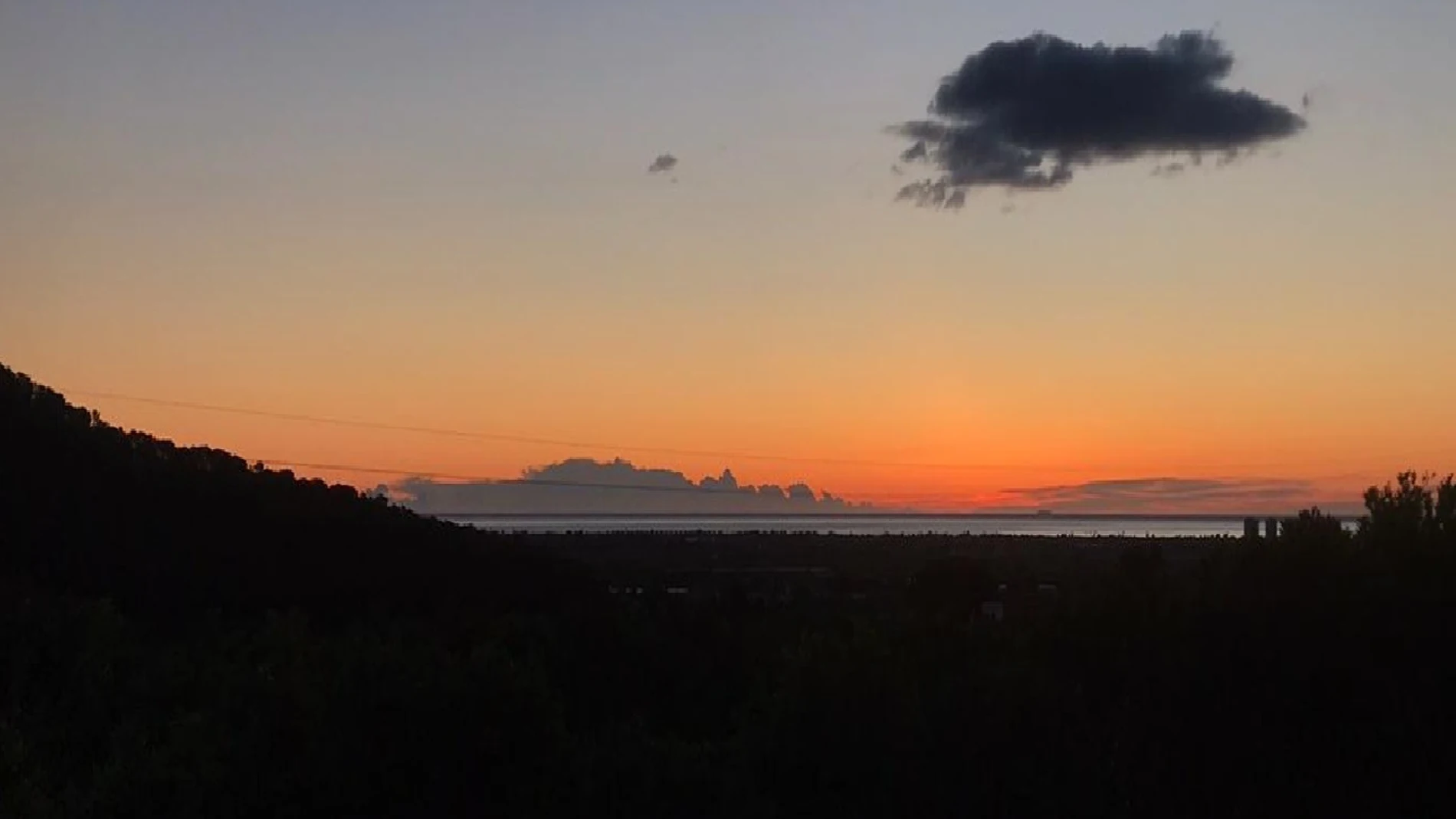 Lluvias fuertes en la mitad norte de Castellón y cielo poco nuboso en el resto de la Comunitat