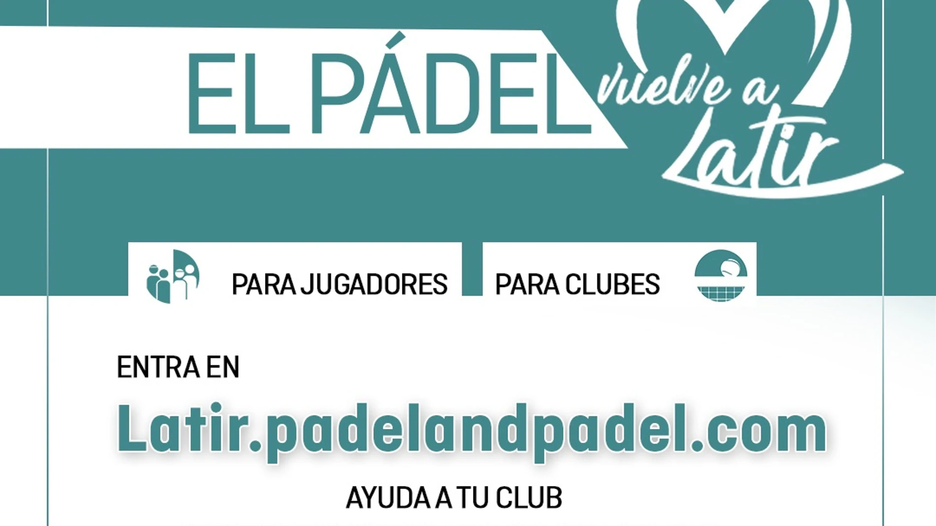 Plataforma 'El Pádel vuelve a Latir'
