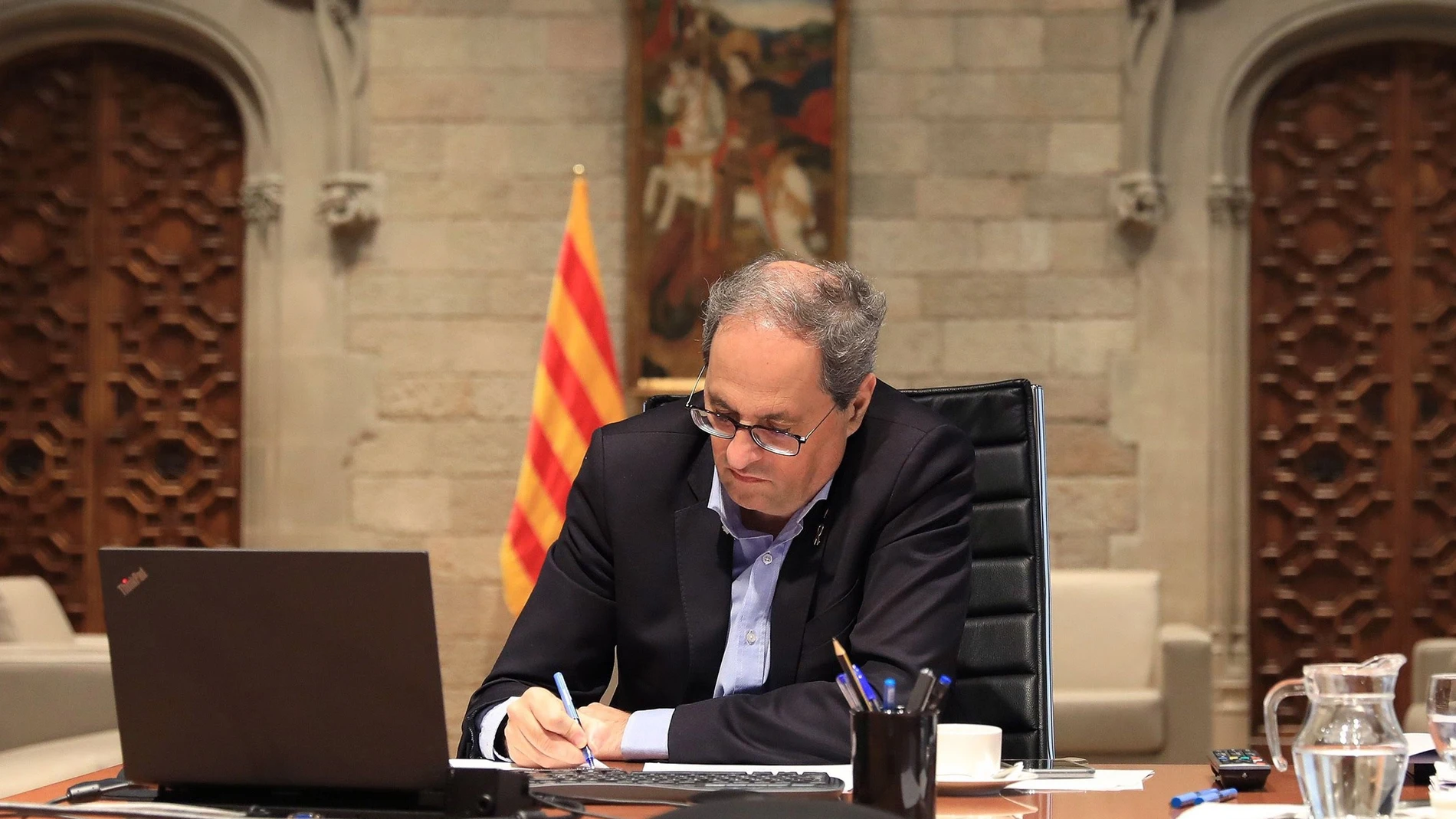 El govern celebra telemáticamente su reunión semanal