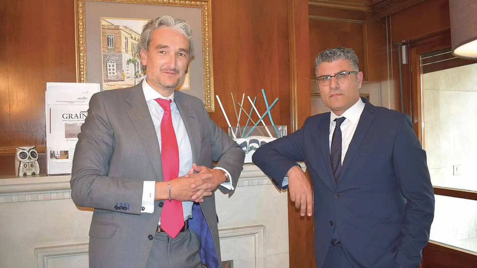 Alfonso Graíño junto a Fernando Rodríguez, director técnico de GRAÍÑO LEGAL