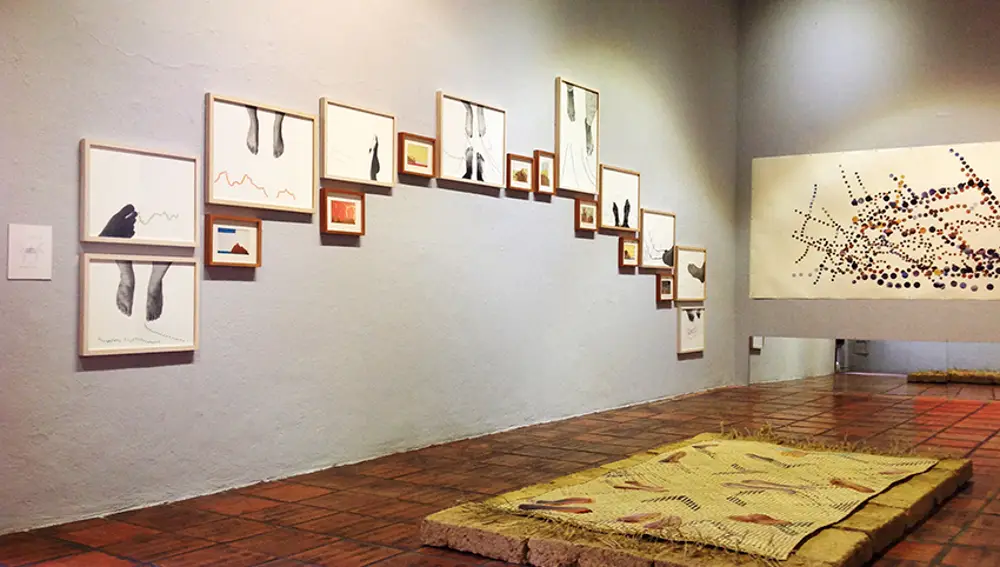 Espacio... Emilia Sandoval (Chihuahua, México, 1975)Exposición: Monte Análogo Galería Quetzalli OaxacaCortesía: María Saldaña Julián