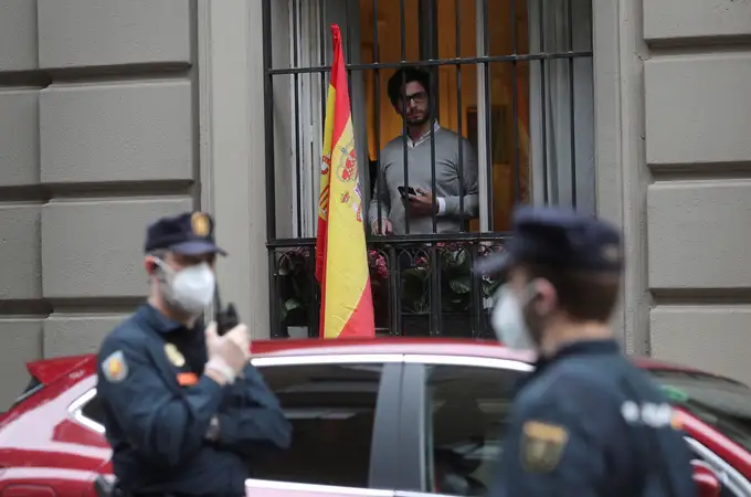 Las protestas contra el Gobierno en Madrid han continuado pese al despliegue policial