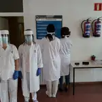 El equipo médico del centro de salud de Bocairent (Valencia)