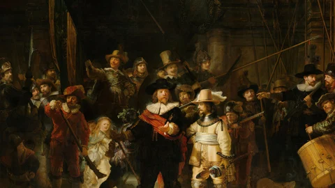 "La ronda de noche", de Rembrandt