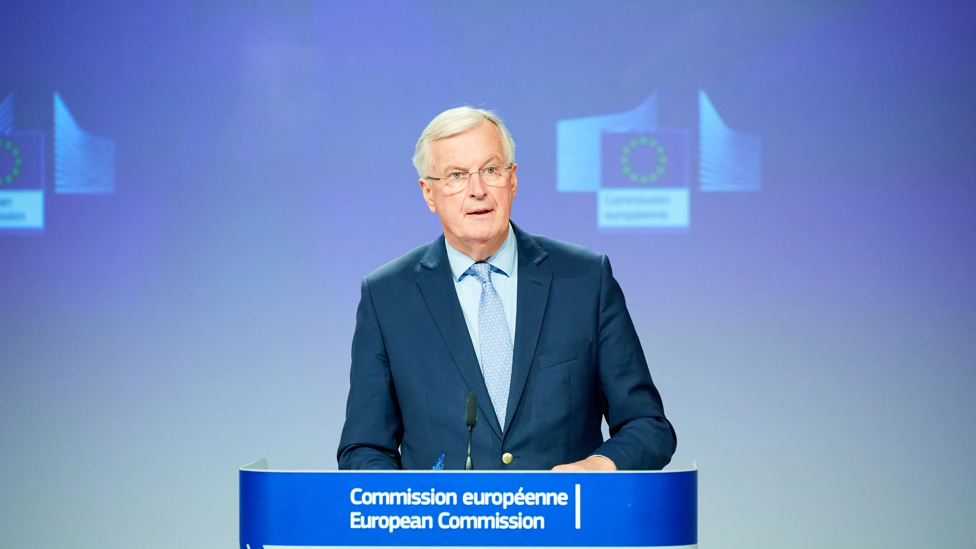 Michel Barnier press conference in Brussels