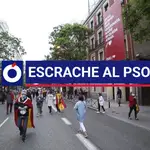 Escrache al PSOE