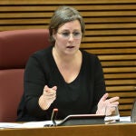 La coordinadora de suministros de la Generalitat valenciana, María José Mira