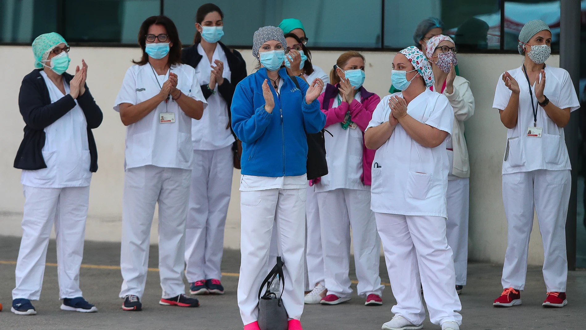 ÚLTIMO HOMENAJE A LOS SANITARIOS CELEBRADO EN EL HOSPITAL DE LA FE DE VALENCIA