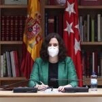 La presidenta de la Comunidad de Madrid, Isabel Díaz Ayuso