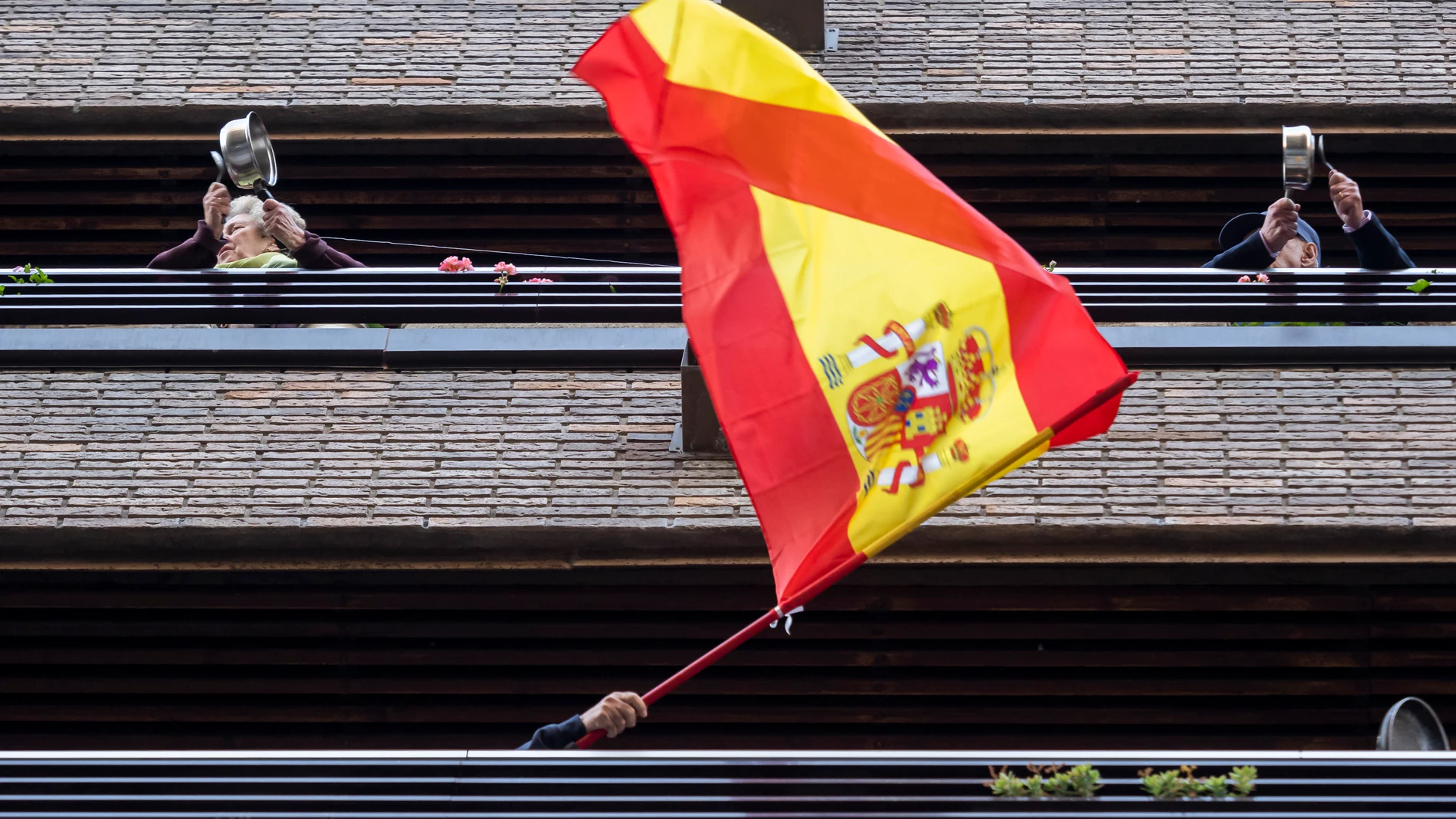 Cacerolada en Valladolid en contra del Gobierno