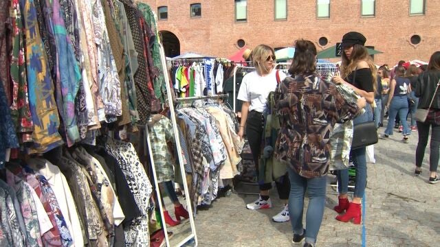 Mercadillo vintage 'Lost & Found' que ha tenido lugar en el Centro Cultural Conde Duque de Madrid.EUROPA PRESS (Foto de ARCHIVO)27/05/2018