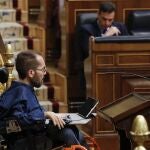 El portavoz de Unidas Podemos, Pablo Echenique