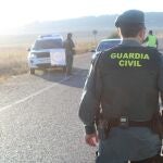 Control de la Guardia Civil en Valladolid