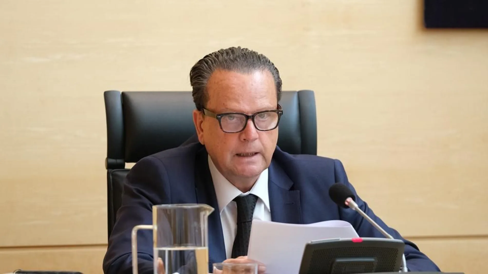 El presidente del Consejo de Cuentas de Castilla y León, Mario Amilivia