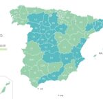 Así queda el mapa de la desescalada por por provincias