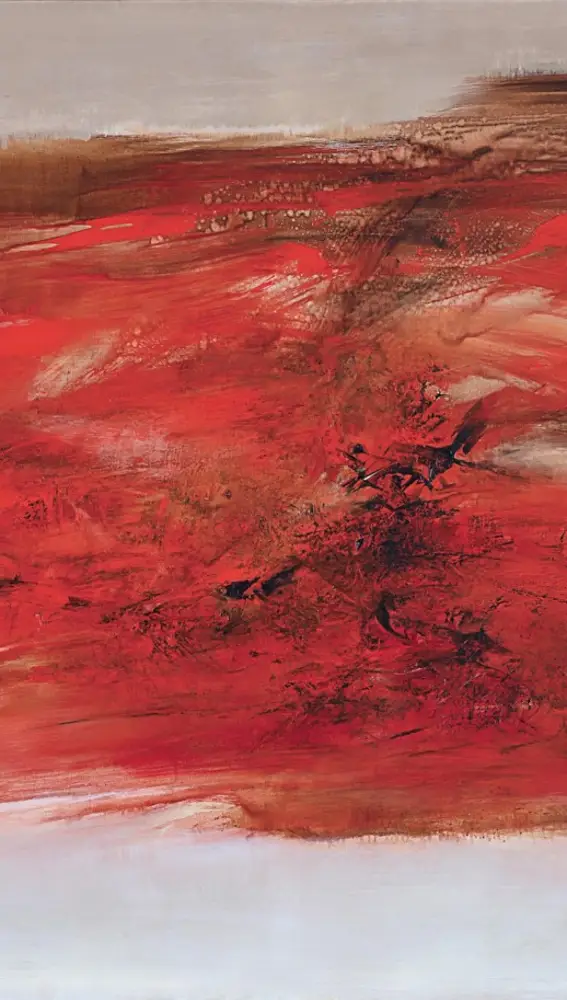 Zao Wu-Ki’s pinto esta obra en 1963