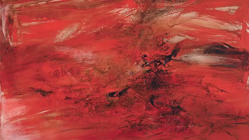 Zao Wu-Ki’s pinto esta obra en 1963