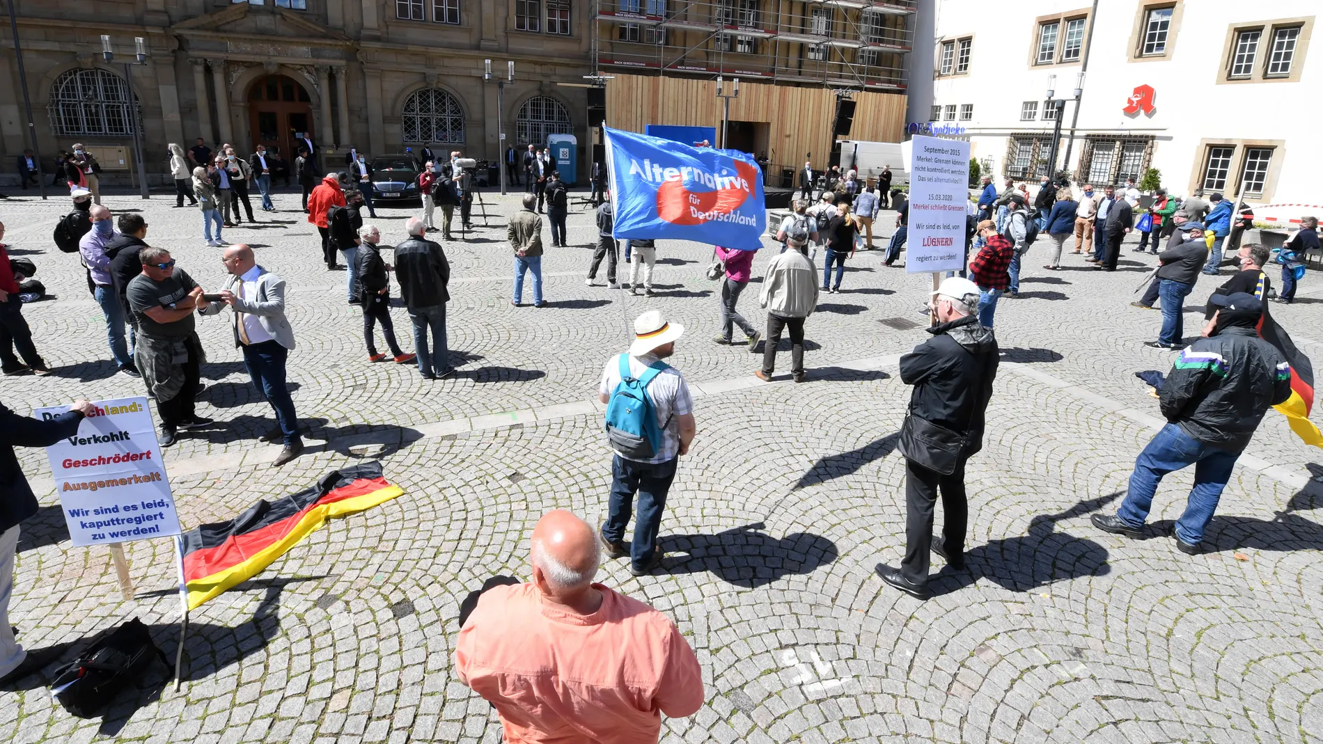 AfD Protest against the Coronavirus restrictions