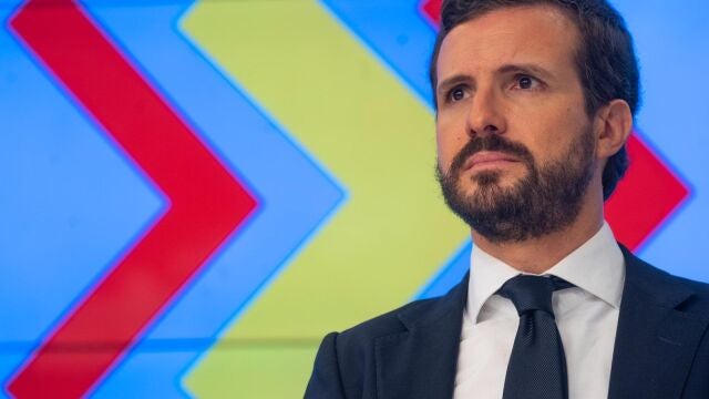 El líder del PP, Pablo Casado, ha presidido al reunión de la Junta Directiva Nacional/ Mudarra