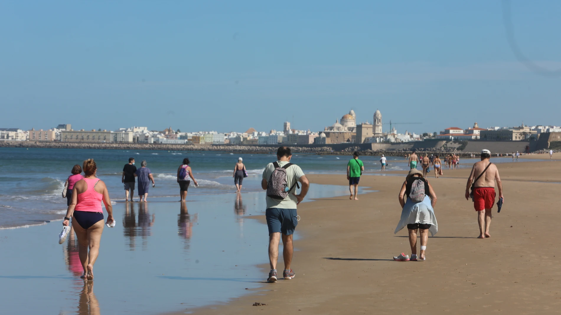 Playas de Cádiz en la fase 2