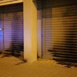 Queman la puerta de la sede del PSC en Barcelona.@SOCIALISTES_CAT25/05/2020