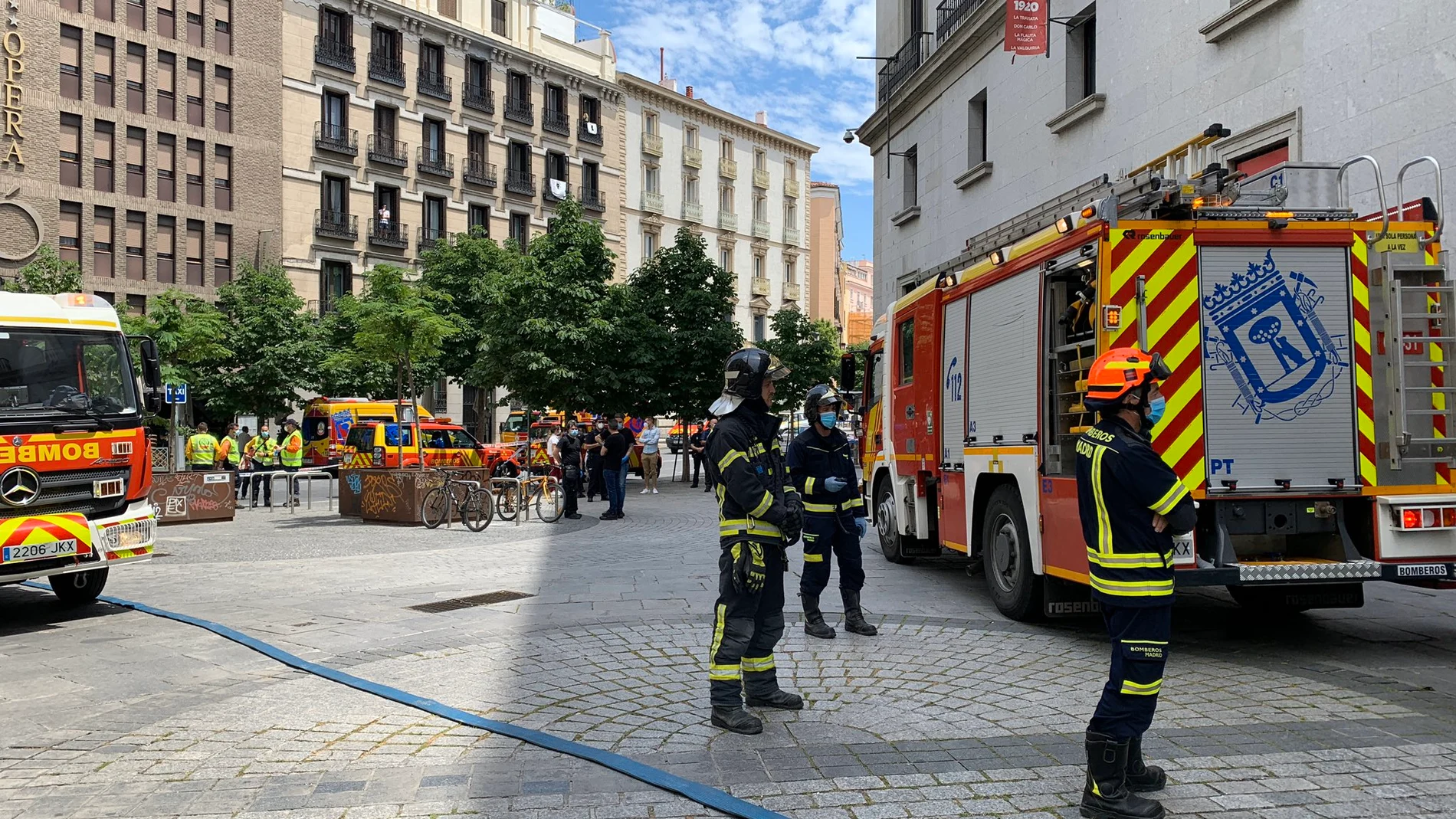 Conato de incendio en la planta 12 del Teatro Real de Madrid