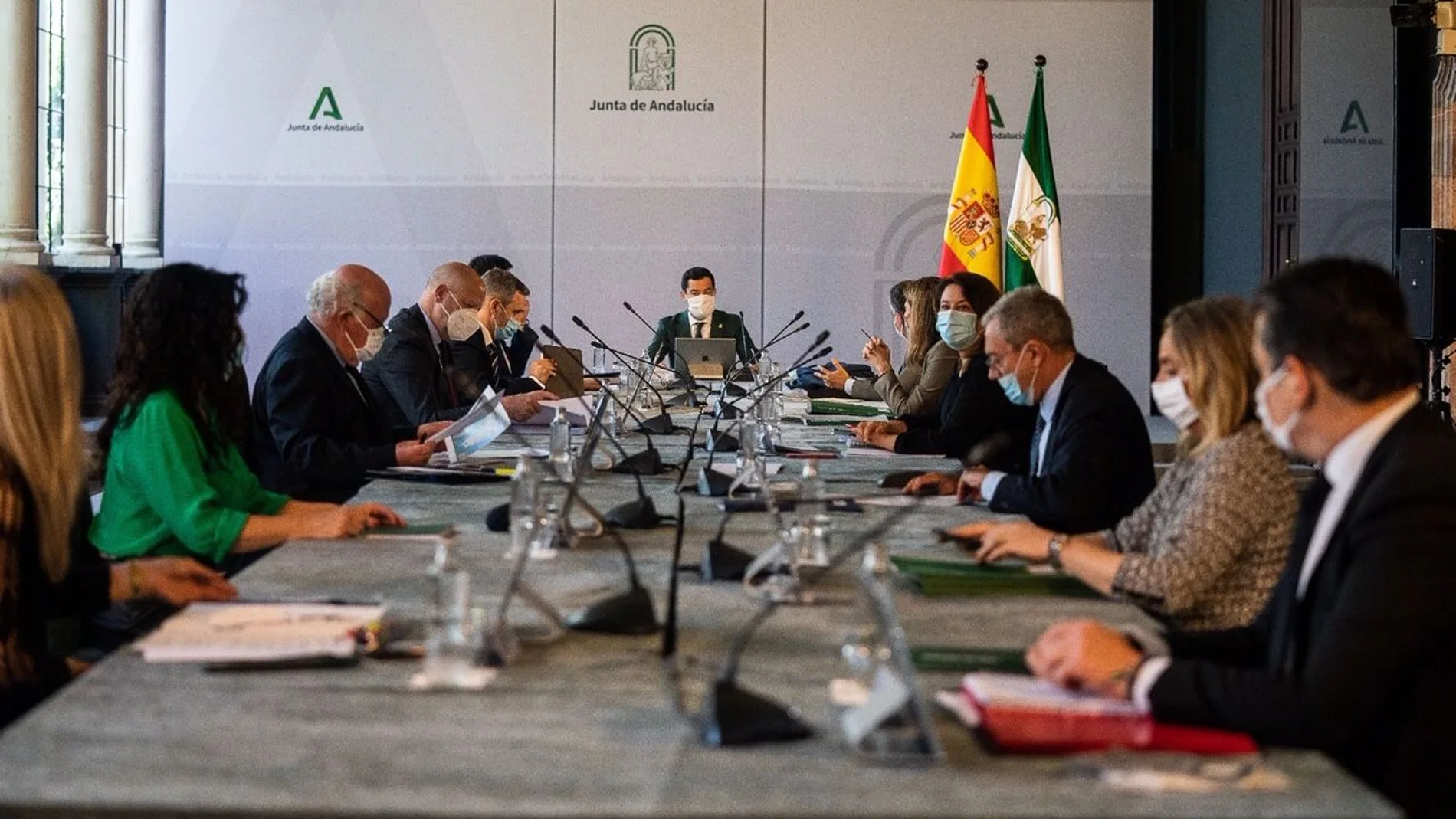 Imagen del Consejo de Gobierno de la Junta de Andalucía celebrado hoy