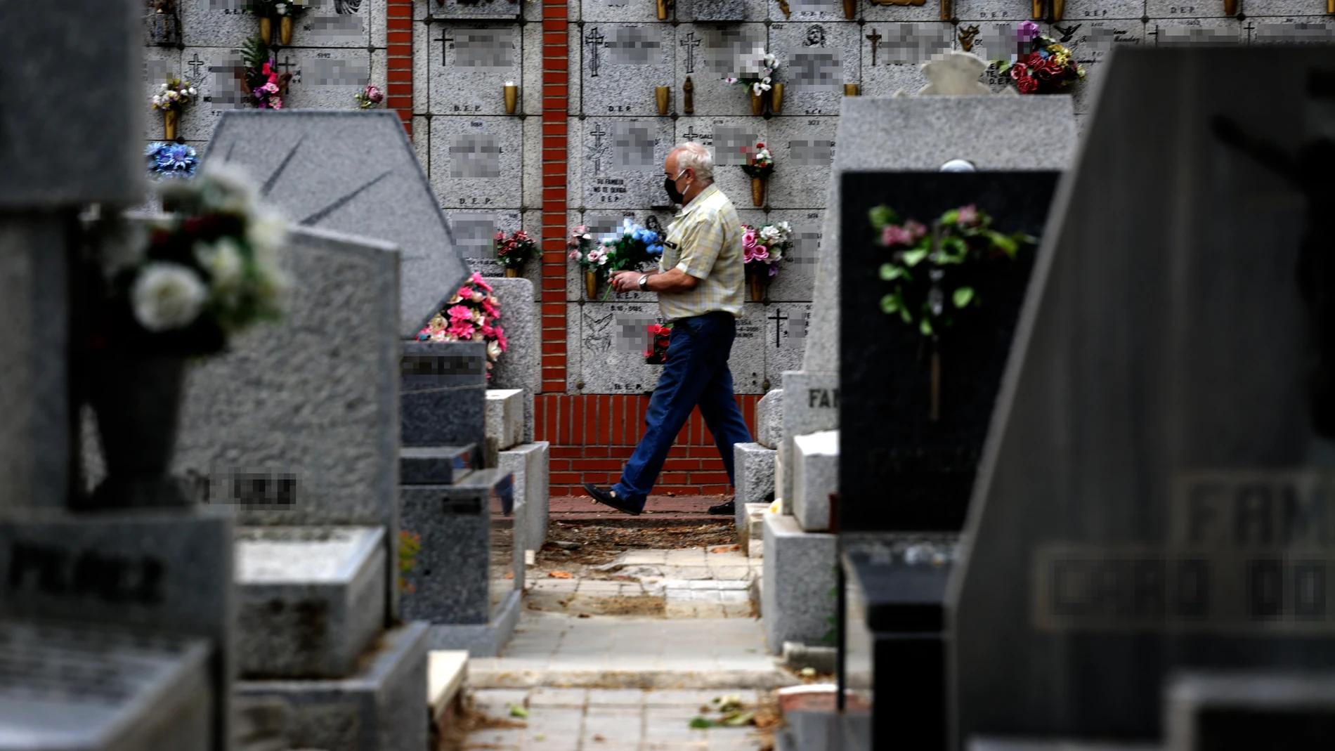 El cementerio de La Almudena , en Madrid