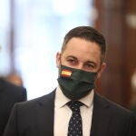El presidente de Vox, Santiago Abascal ayer en el Congreso. Eduardo Parra / Europa Press27/05/2020
