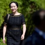 La heredera y alta ejecutiva de Huawei Meng Wanzhou abandona hoy su casa para acudir a los juzgados de Vancuver