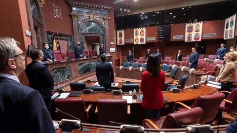 Imagen del Pleno celebrado este miércoles en la AsambleaASAMBLEA REGIONAL27/05/2020
