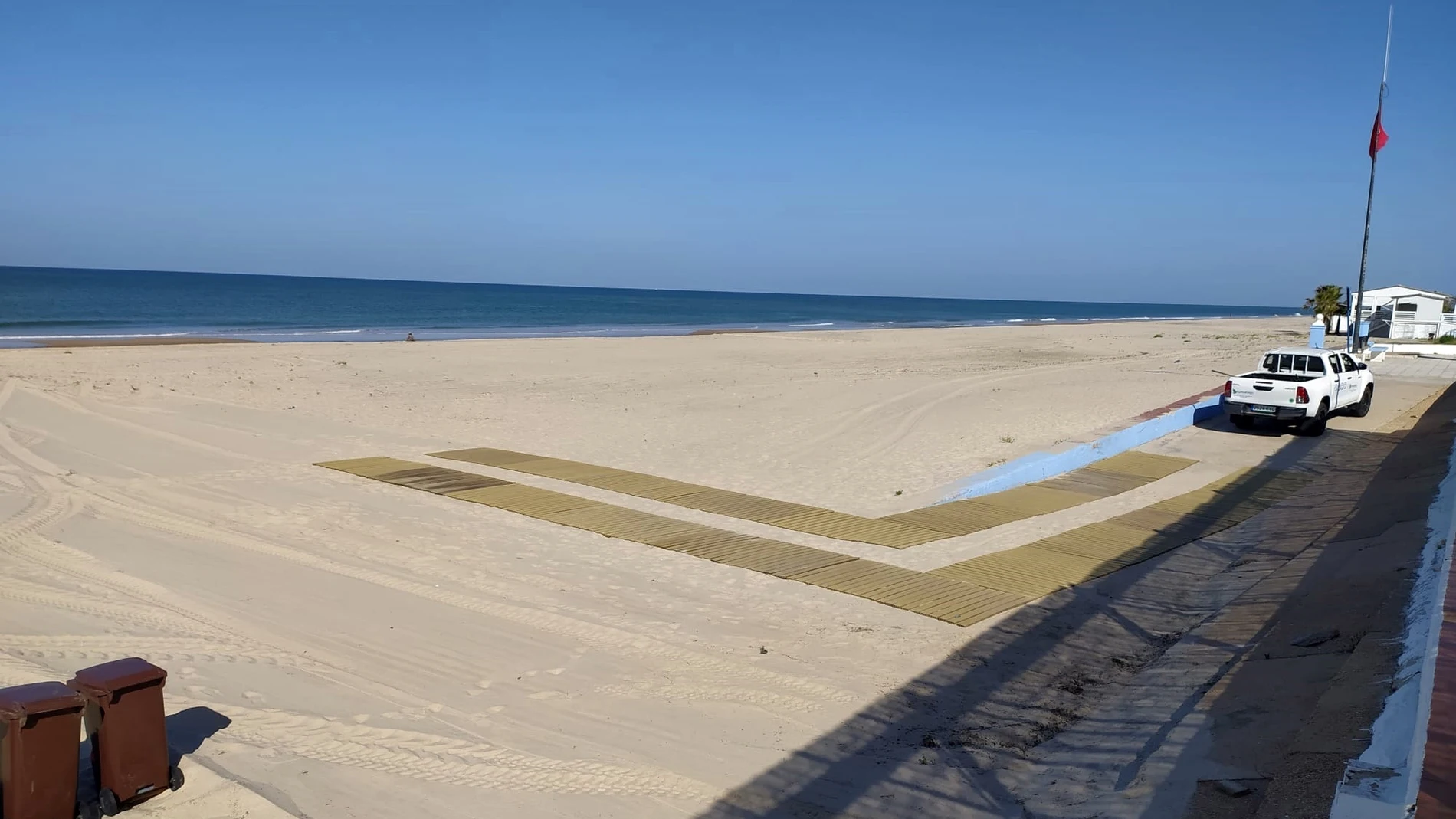 Huelva.- Coronavirus.- La playa de Matalascañas se abrirá al baño el 5 de junio con "garantías de seguridad y limpieza"