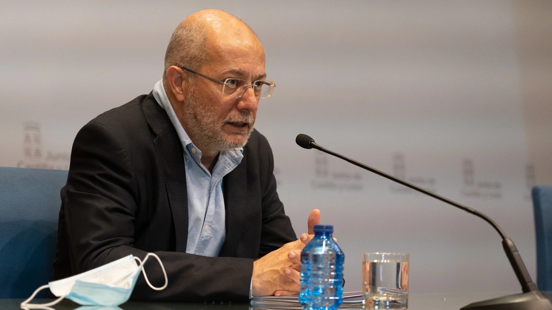 El vicepresidente de la Junta, Francisco Igea, durante la rueda de prensa posterior al Consejo de Gobierno