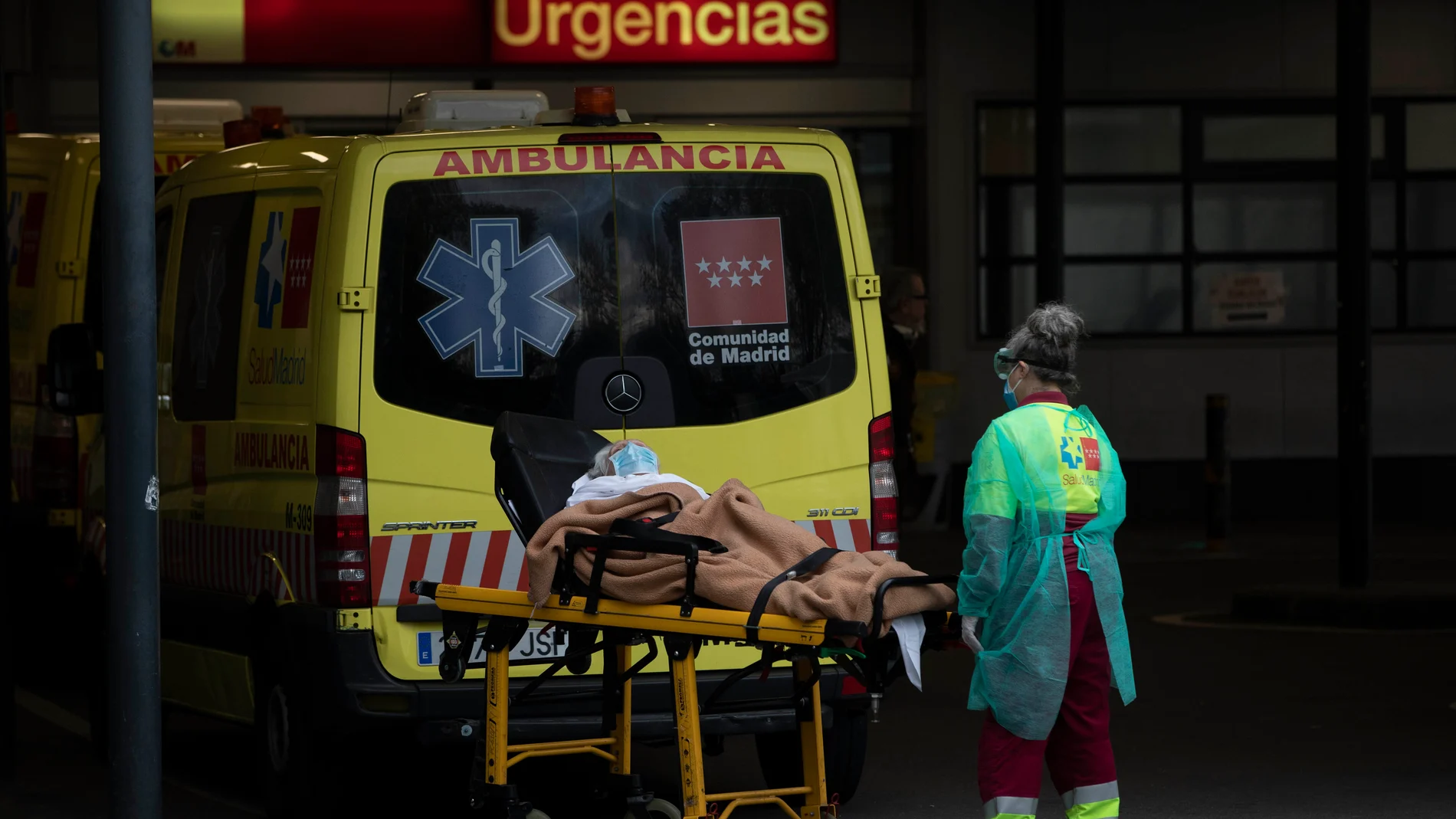 Urgencias del Hospital de La Paz durante el coronavirus.